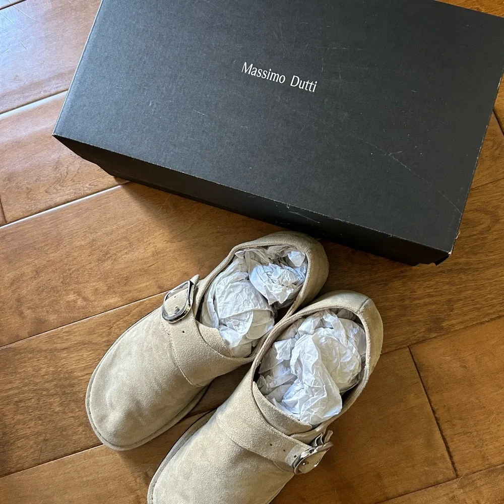 Massimo Dutti premium leather flats - Picture 4 of 11